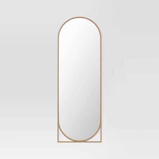 20" x 58" Full Length Floor Mirror Gold - Threshold™