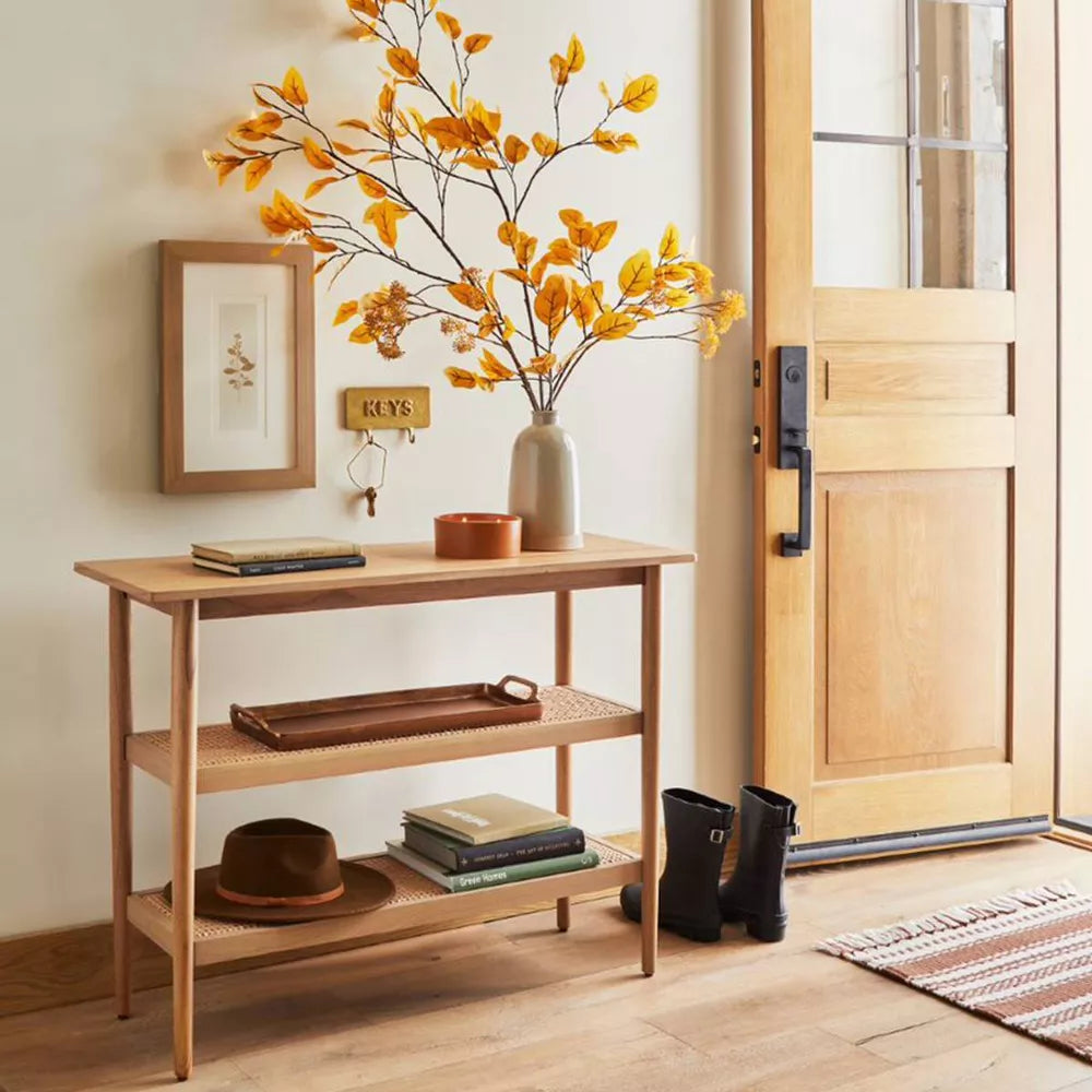 Wood & Cane Console Table - Hearth & Hand