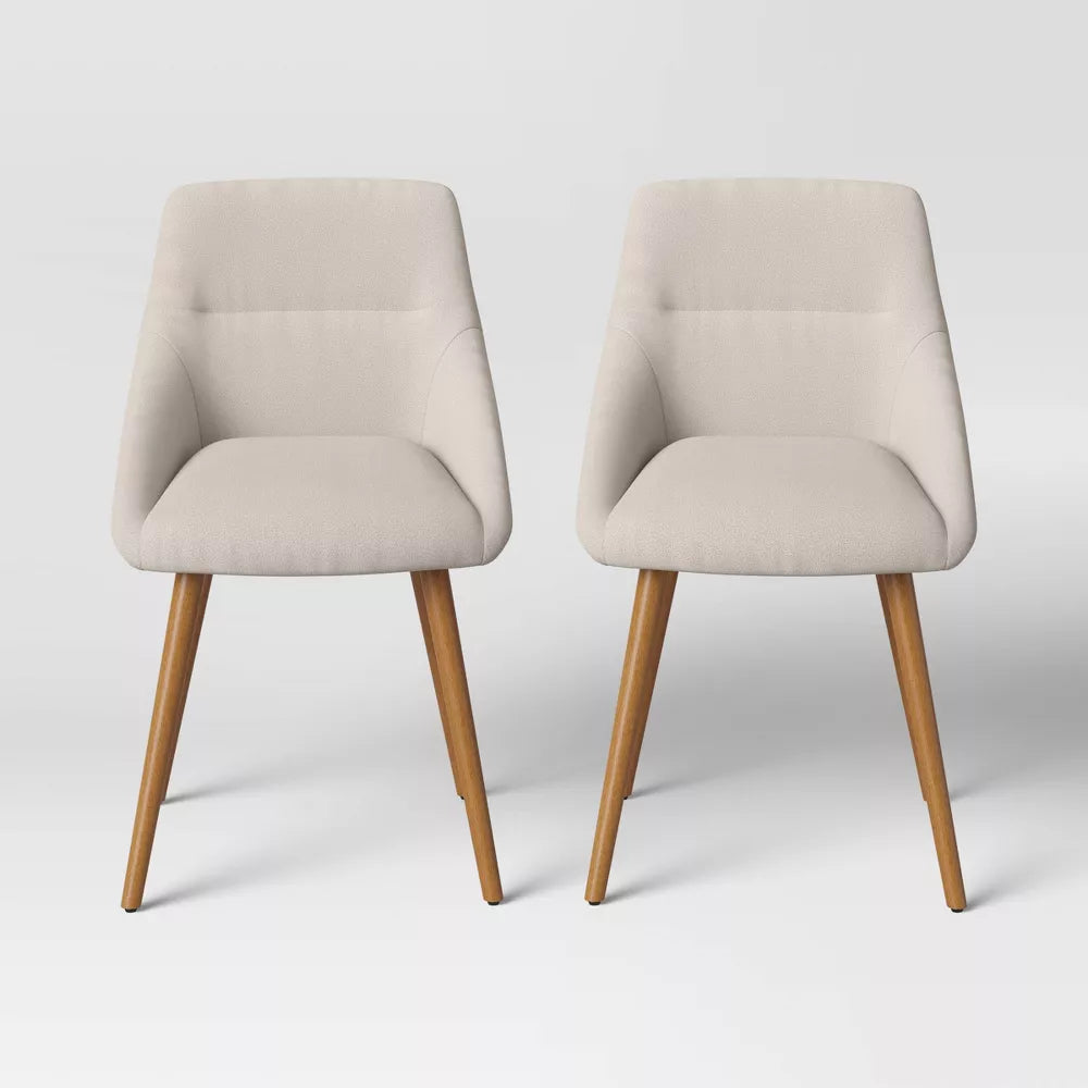 2pk Timo Dining Chair Cream - Threshold