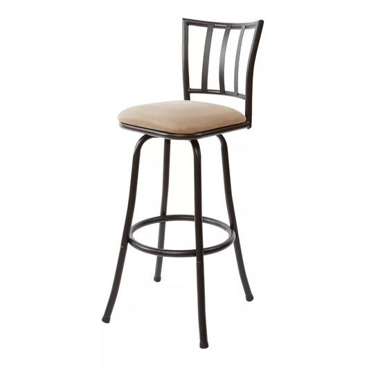 Robinson Adjustable Counter Height Barstool Dark Bronze -Holli Furniture