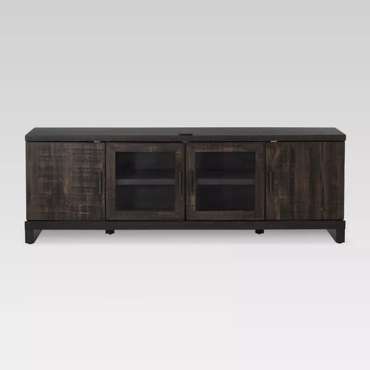 Storage TV Stand for TVs up to 75" Weathered Pine - Threshold