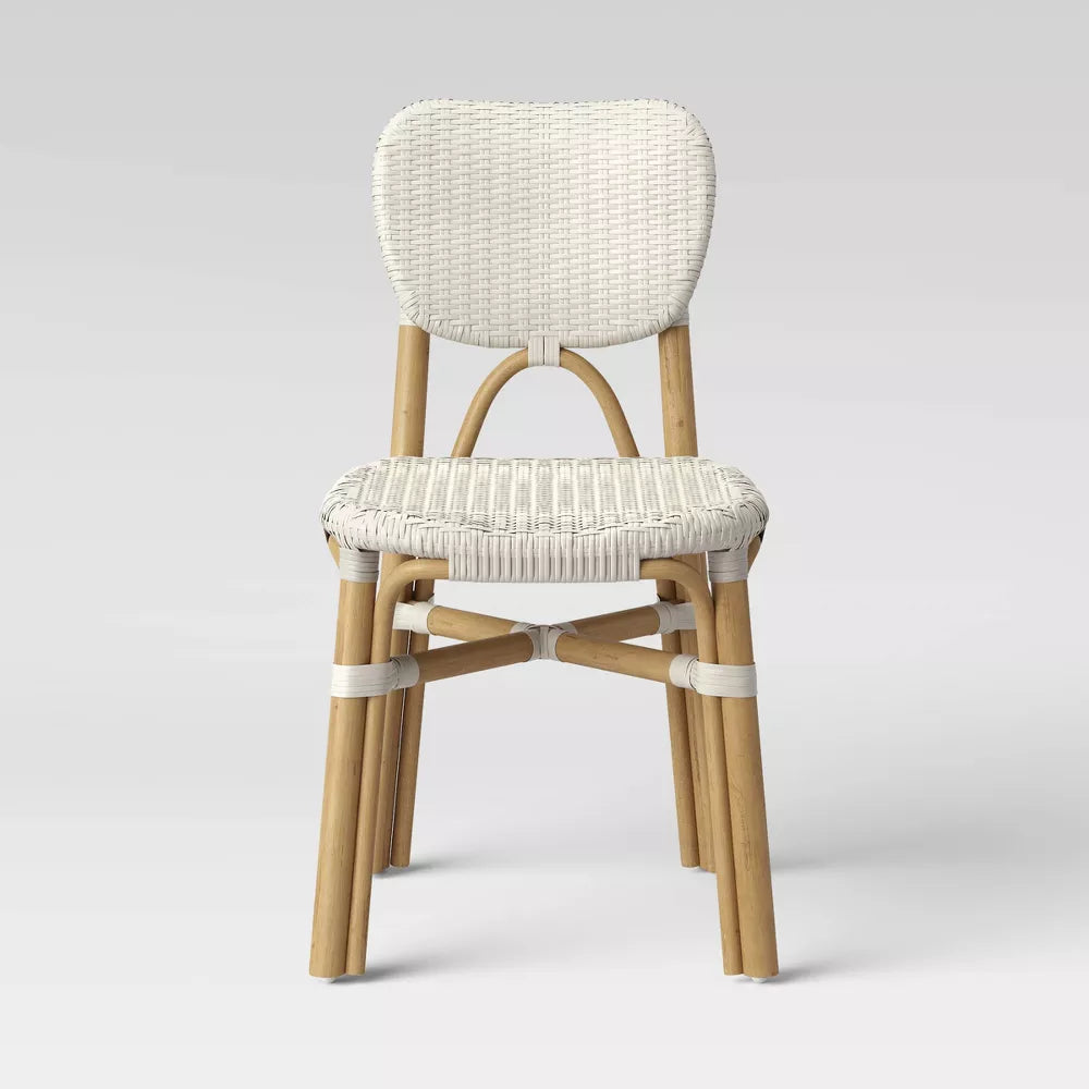 Canton Rattan and Woven Dining Chair Natural - Threshold