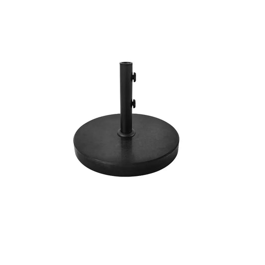 48.5lbs Granite Round Outdoor Patio Market Umbrella Base Black -Threshold