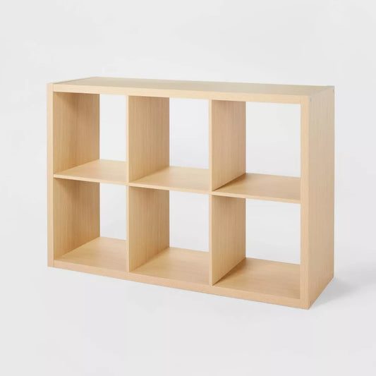 6 Cube Organizer Natural -Brightroom