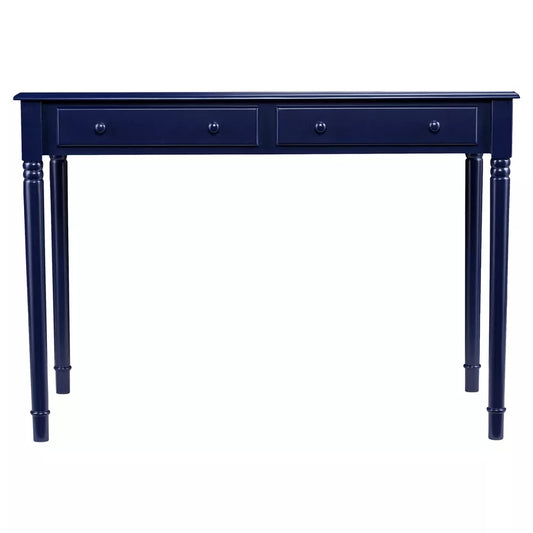 2 Drawer Writing Desk Navy- Aiden Lane