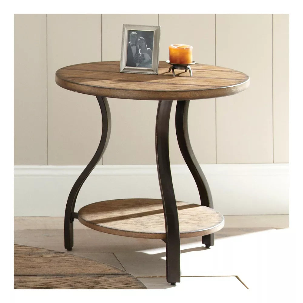 Denise End Table Oak - Steve Silver