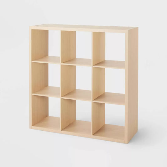 9 Cube Organizer Natural-Brightroom