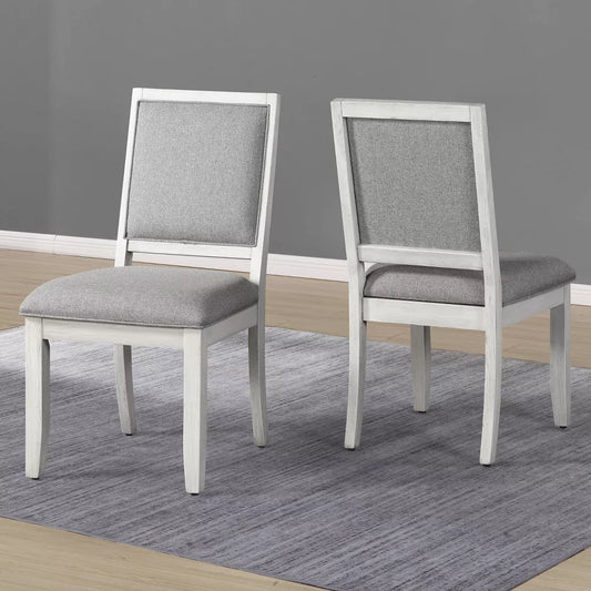 Set of 2 18" Canova Parsons Chairs White - Steve Silver Co.
