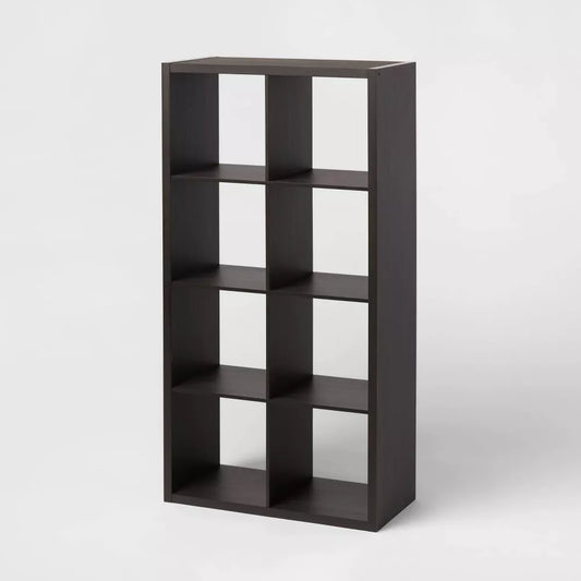 8 Cube Organizer Black - Brightroom