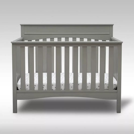 Delta Children Skylar 6-in-1 Convertible Crib -Gray