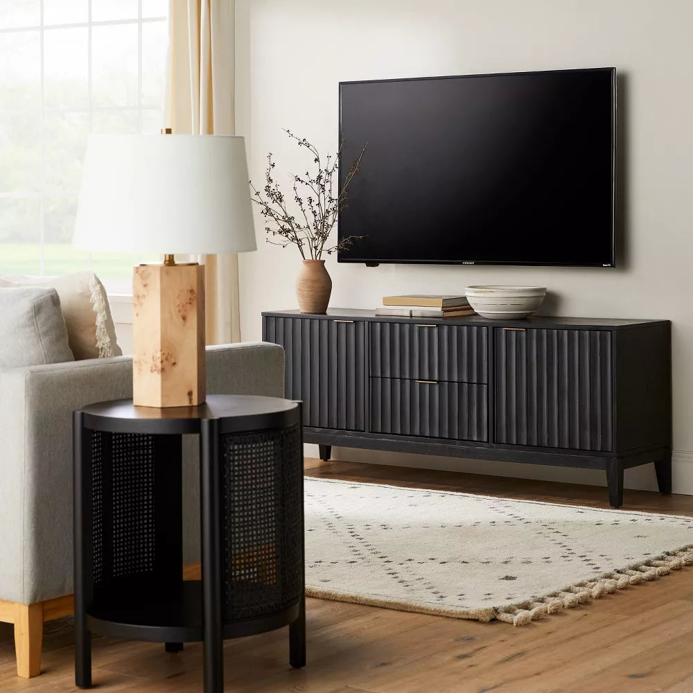 Thousand Oaks Wood Scalloped TV Stand for TVs up to 60" - Threshold™ designed with Studio McGee