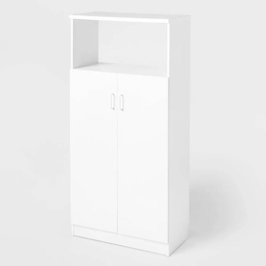 Large Storage Cabinet White -Brightroom