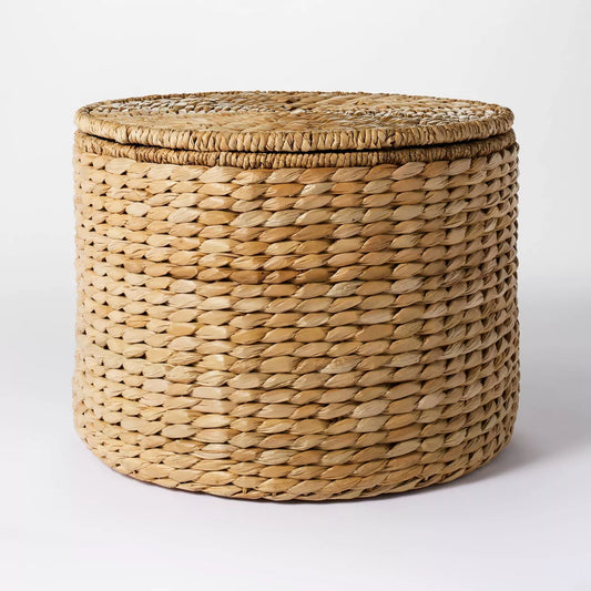 Woven Storage Ottoman Natural - Threshold designed with Studio McGee