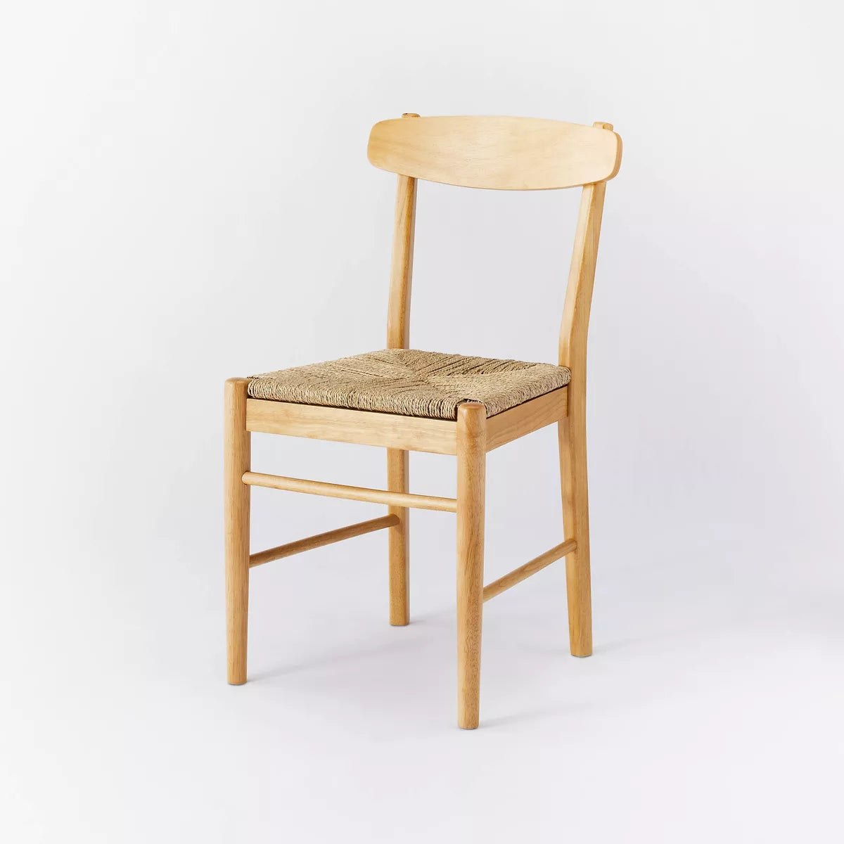 Logan Wood Dining Chair with Woven Seat - Threshold designed with Studio McGee