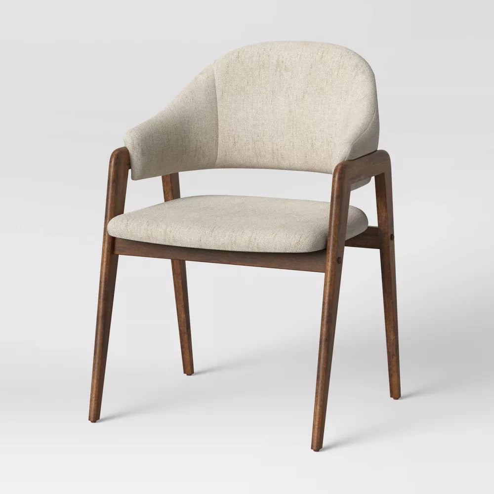 Ingleside Open Back Upholstered Wood Frame Dining Chair - Threshold