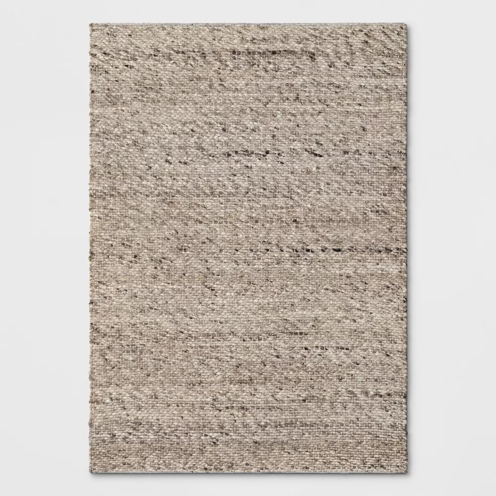 Chunky Knit Wool Woven Rug 5x7 - Project 62™