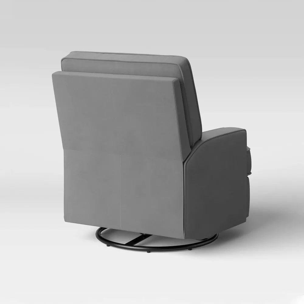 Baby Relax Addison Swivel Gliding Recliner - Gray