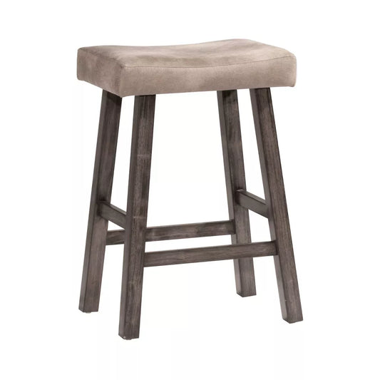 Claridge Backless Saddle Barstool Rustic - Linon