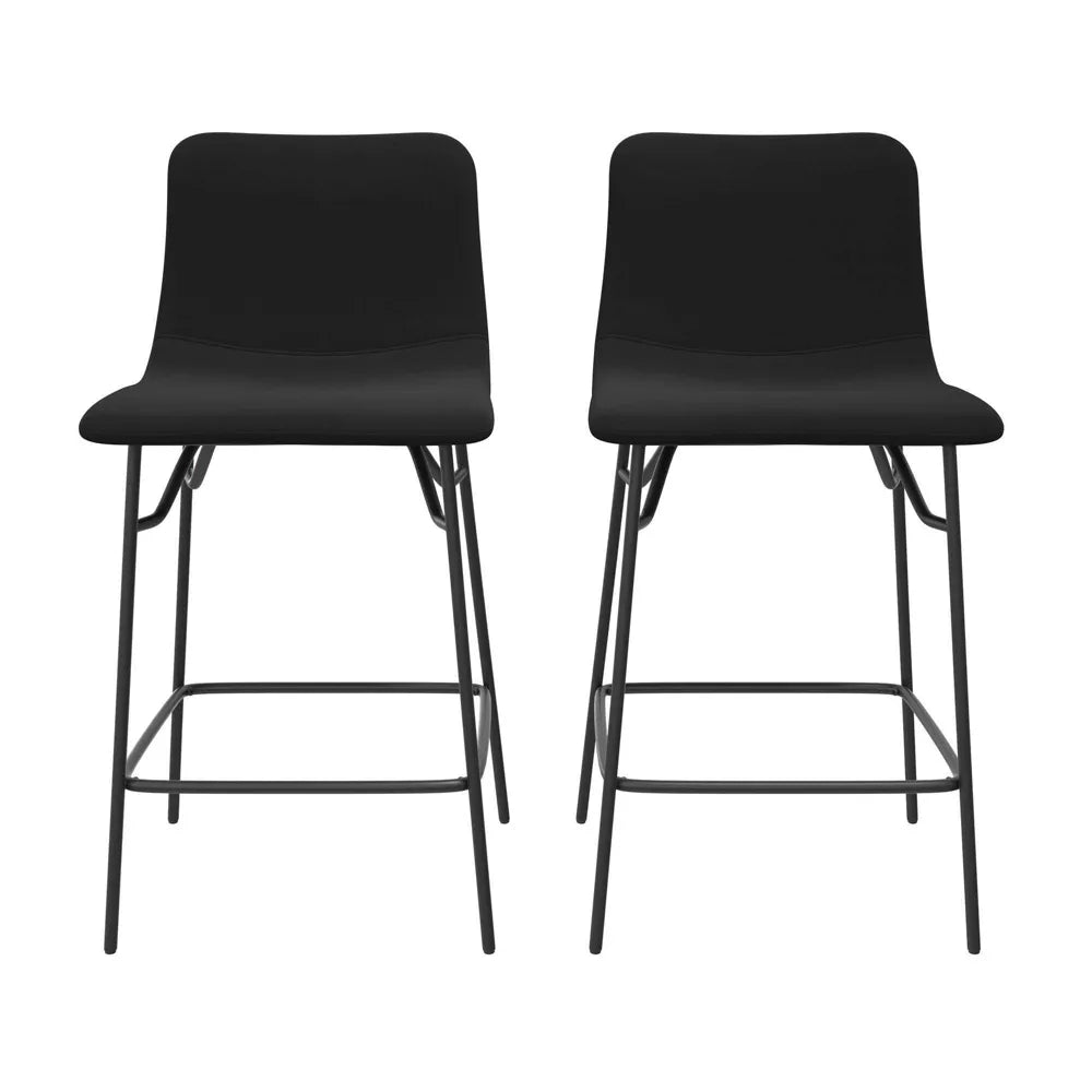 2pk Turnbull Counter Height Barstools Black - Project 62
