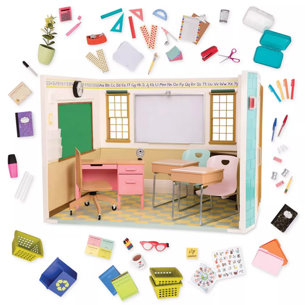 Our Generation Awesome Academy School Room for 18 in Dolls