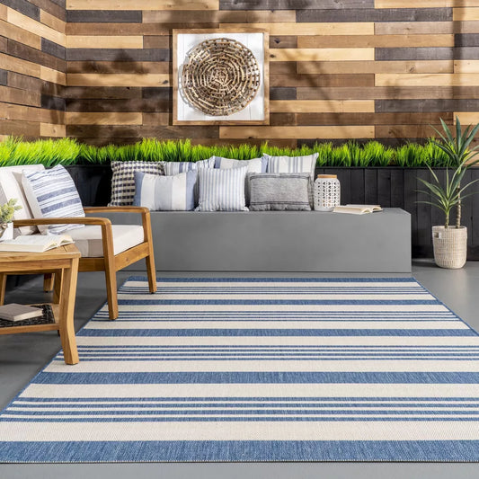 Nuloom Robin Striped 6 x 9 Indoor/Outdoor Rug