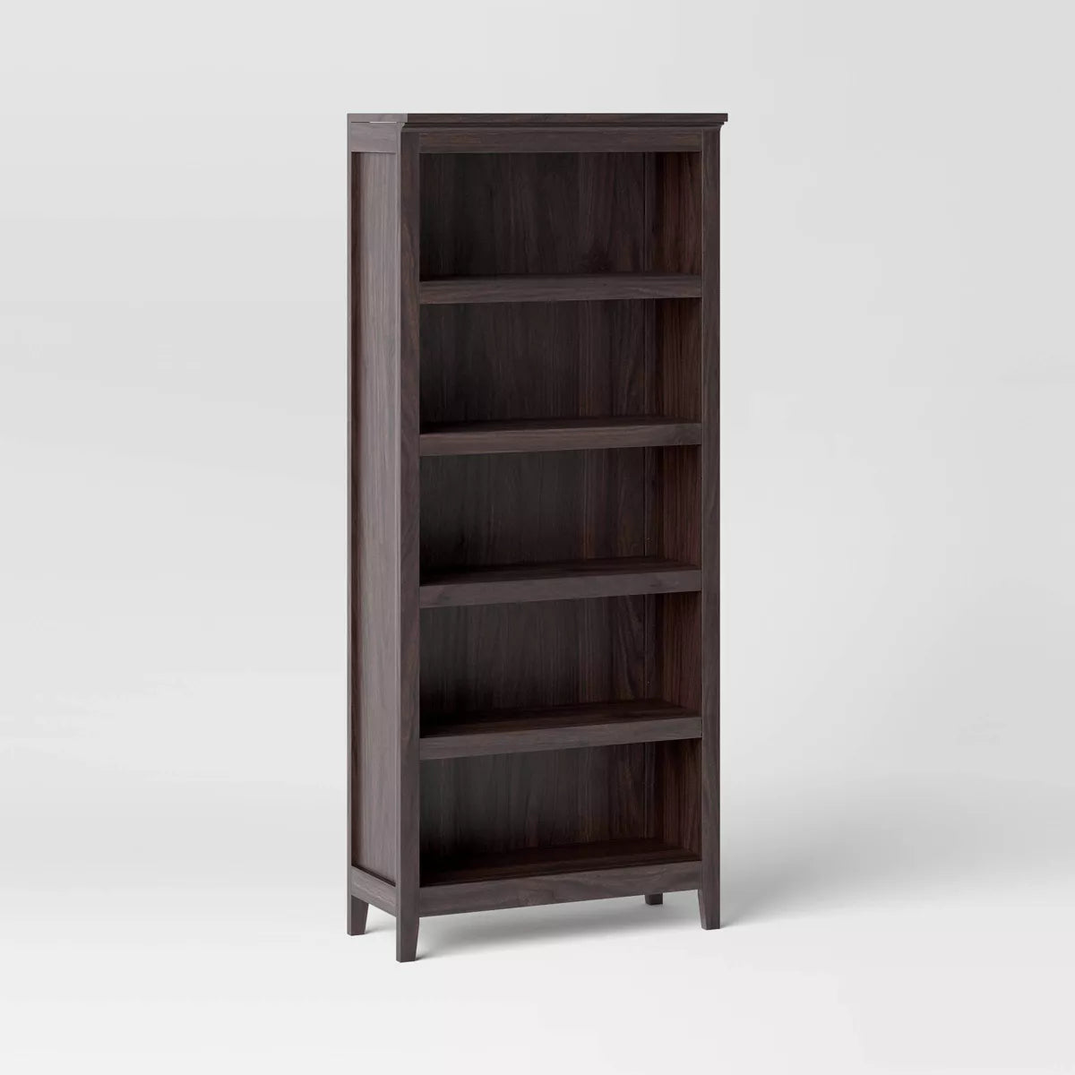 72" Carson 5 Shelf Bookcase Espresso - Threshold