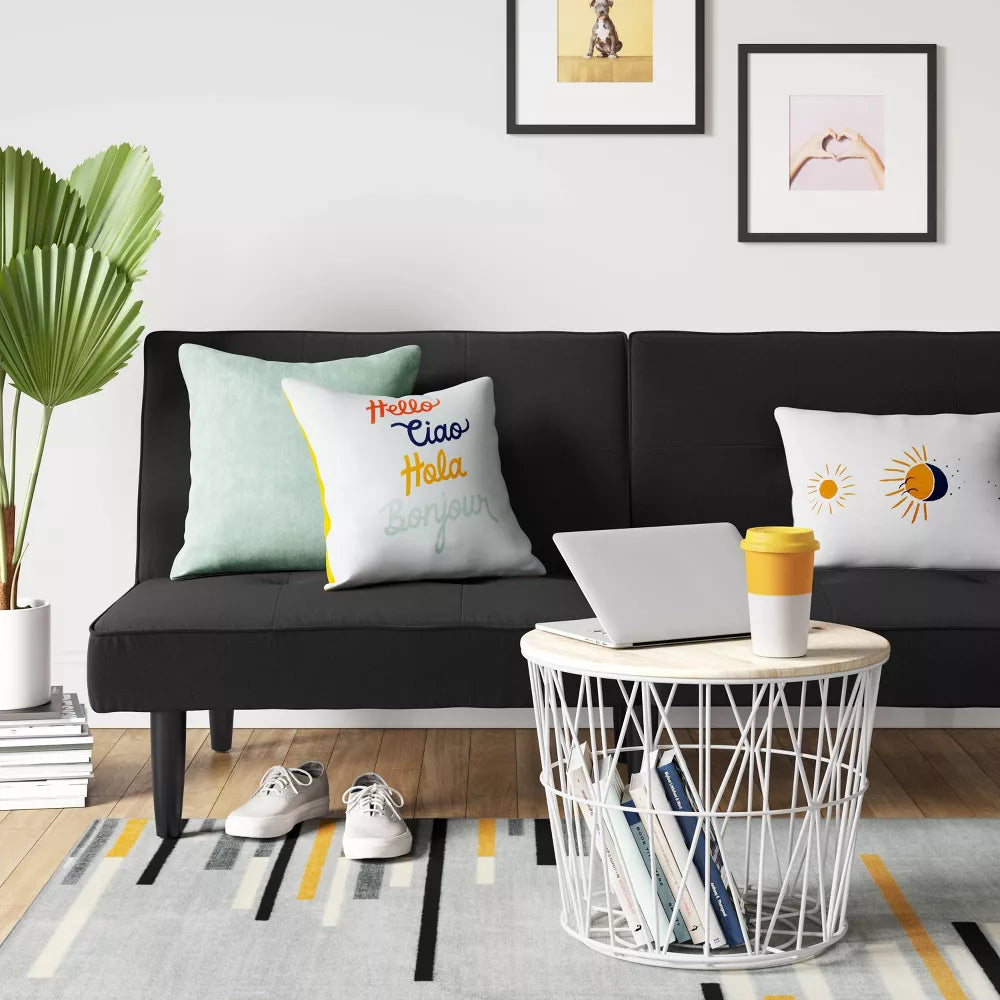 Futon Sofa Black - Room Essentials