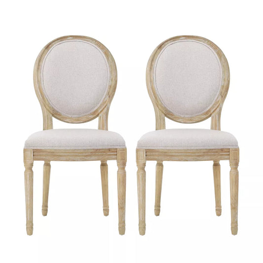 Set of 2 Phinnaeus Dining Chair Beige - Christopher Knight Home