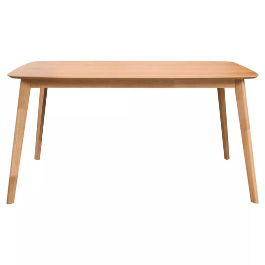 Nyala Dining Table Natural Oak Christopher Knight Home