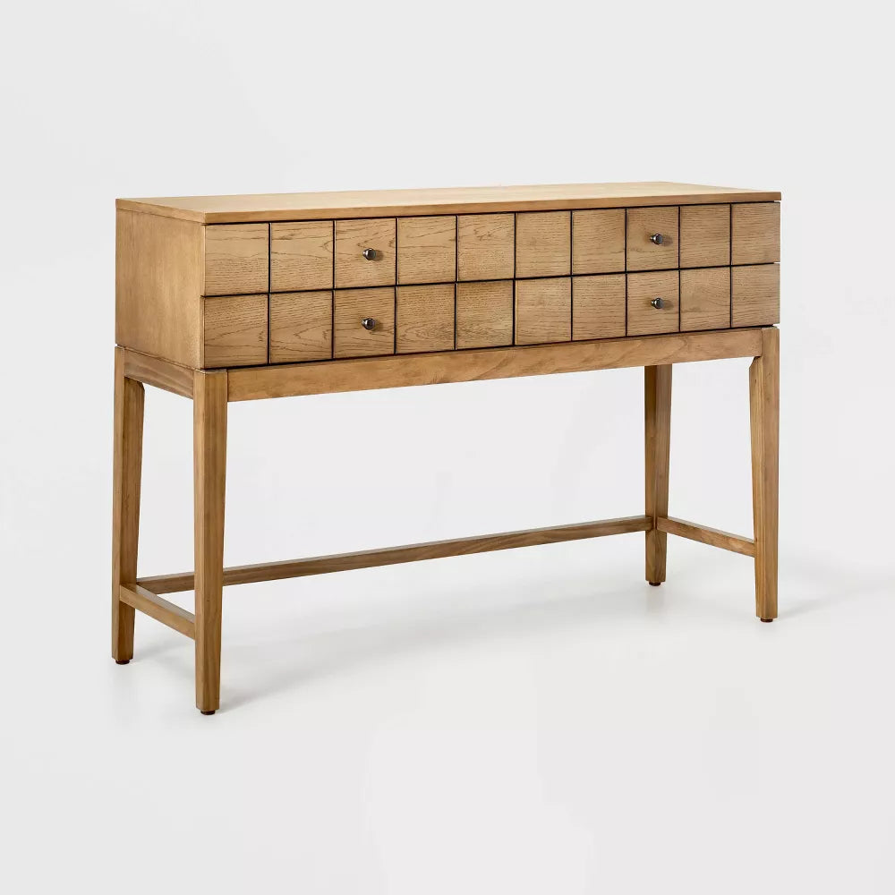 Henrieville Console Table Brown - Threshold designed with Studio McGee