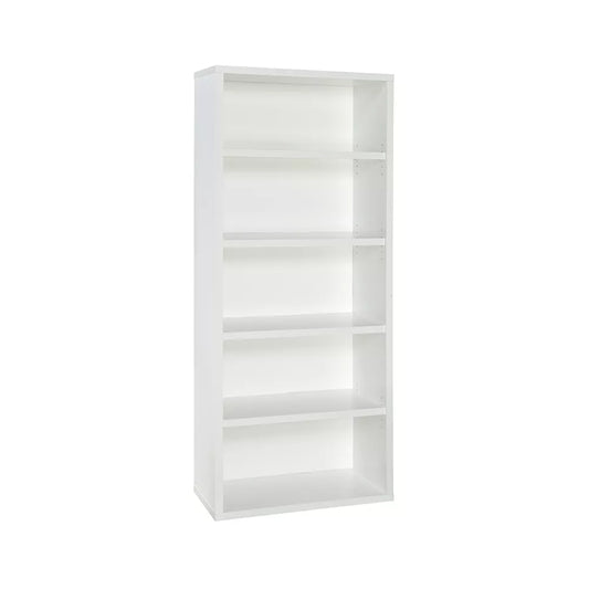 72.77" 5 Shelf Bookshelf White - ClosetMaid