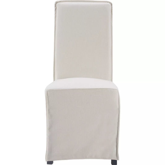 Set of 2 Grayson Slipcover Dining Chair Ivory - Finch