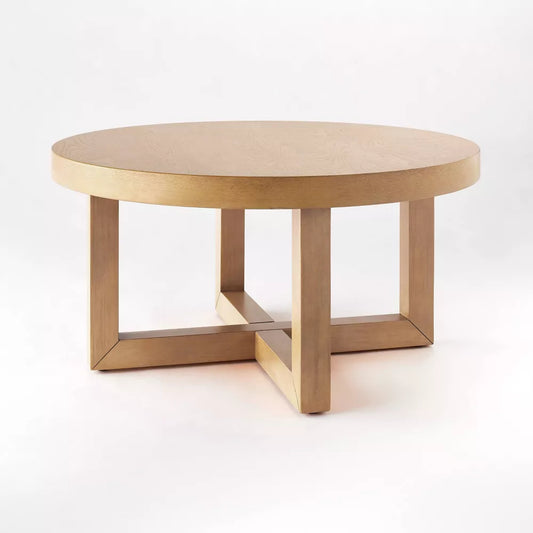 Rose Park Round Wood Coffee Table - Threshold designed with Studio McGee