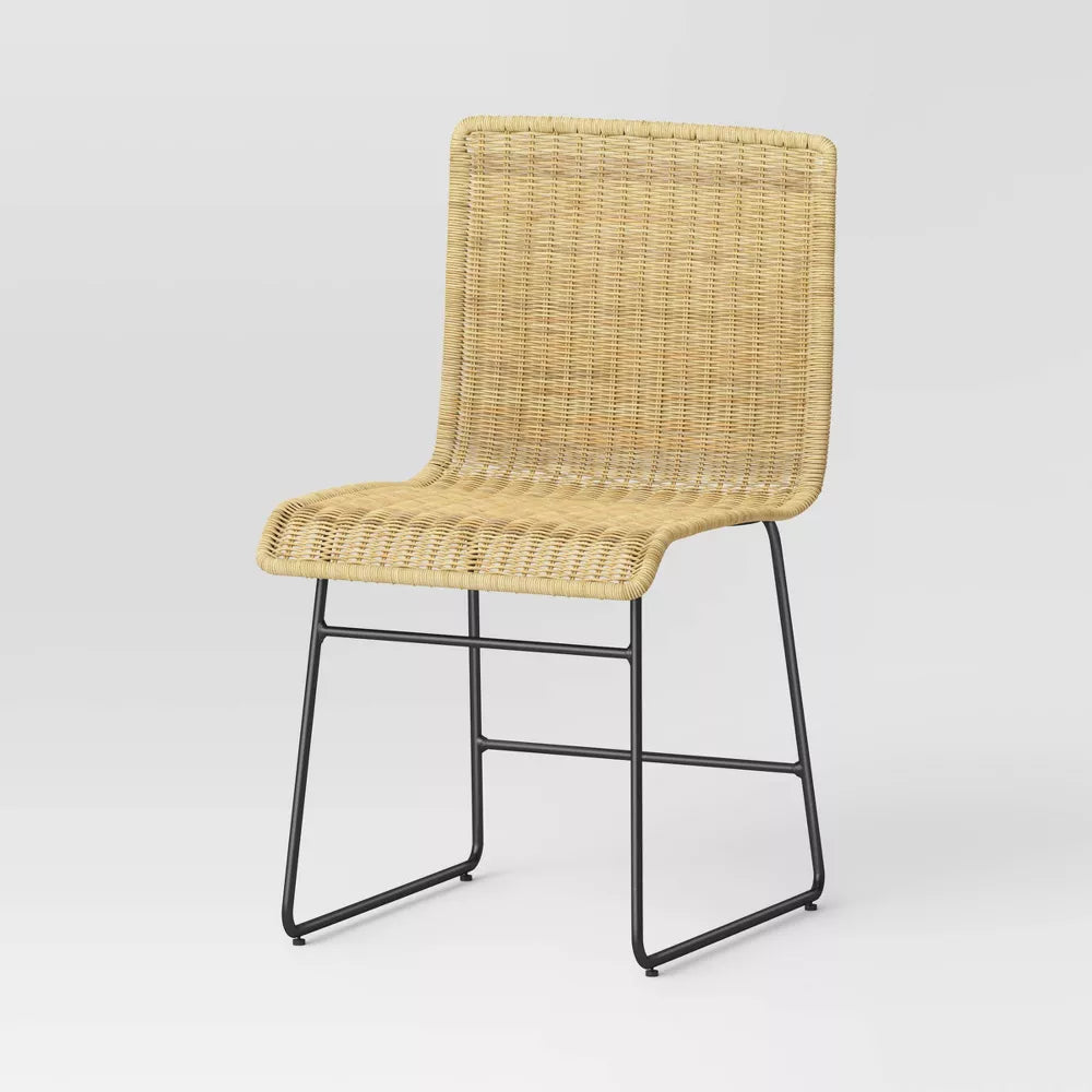 Bretton Woven Dining Chair with Metal Legs - Threshold