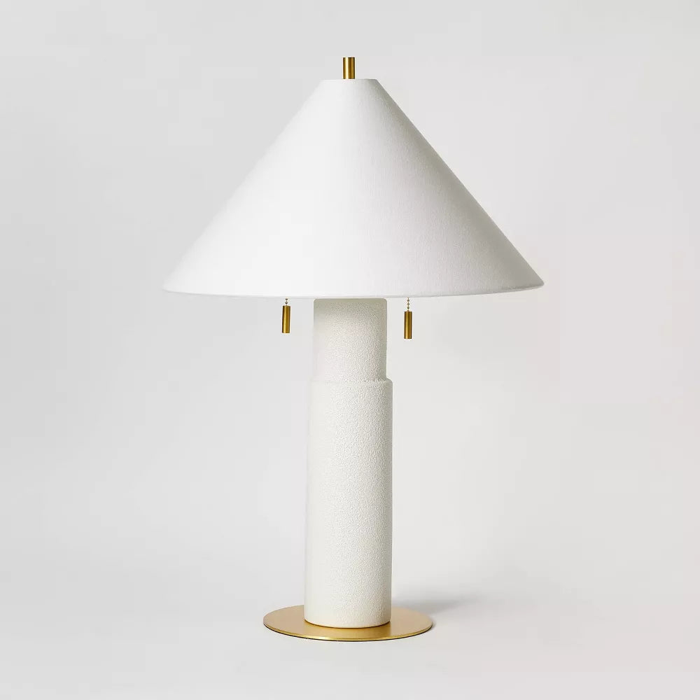 Ceramic Table Lamp With Tapered Shade - Studio McGee