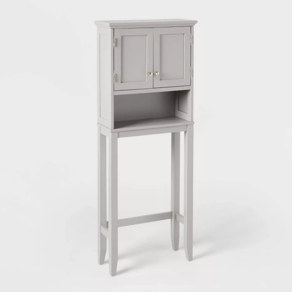 Wood Space Saver Etagere Gray - Threshold