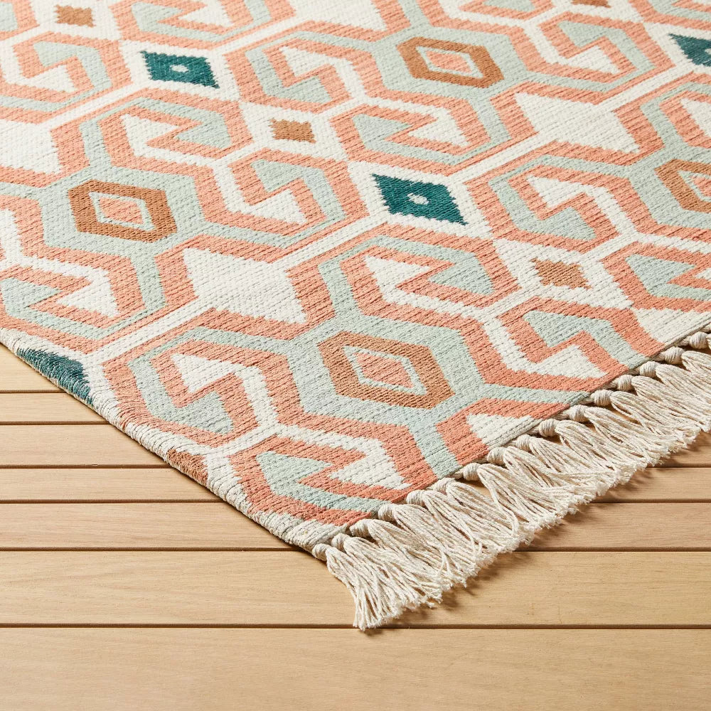 Tapestry Ogee Medallion Rug Blush - Opalhouse™ designed with Jungalow™5x7