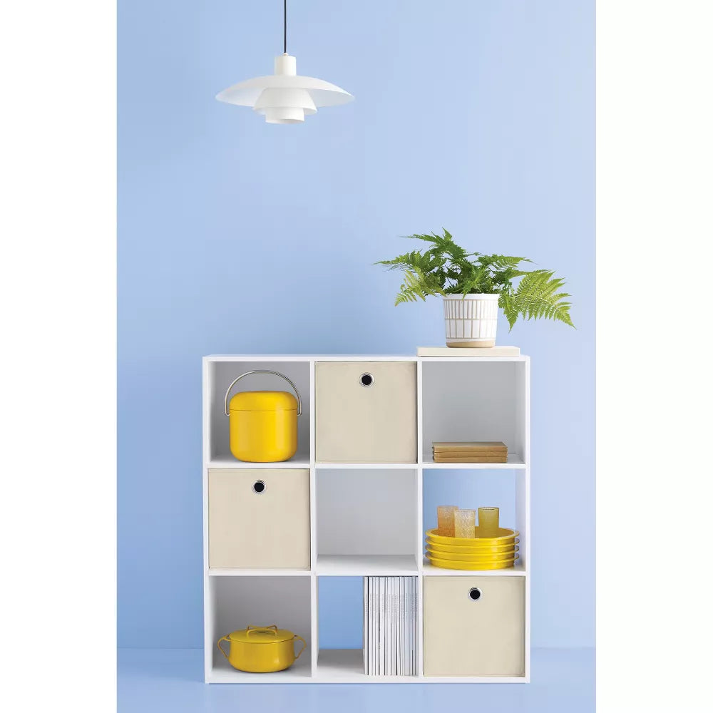 11" 9 Cube Organizer Shelf White - Room Essentials