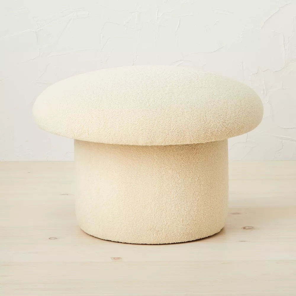 Maddalena Mushroom Stool Cream - Opalhouse designed with Jungalow