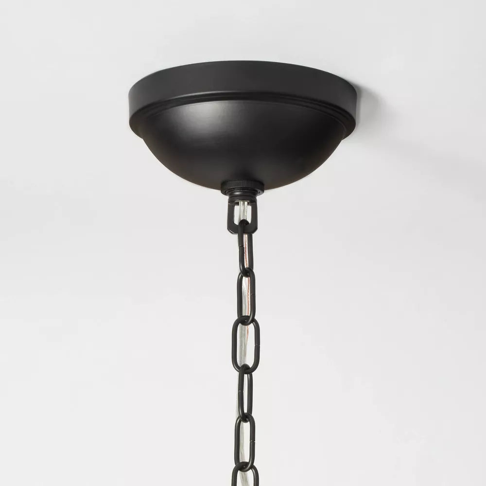 Glass Ceiling Pendant Black - Threshold designed with Studio McGee