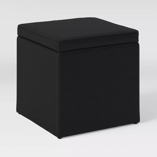 Storage Ottoman Black - Room Essentials