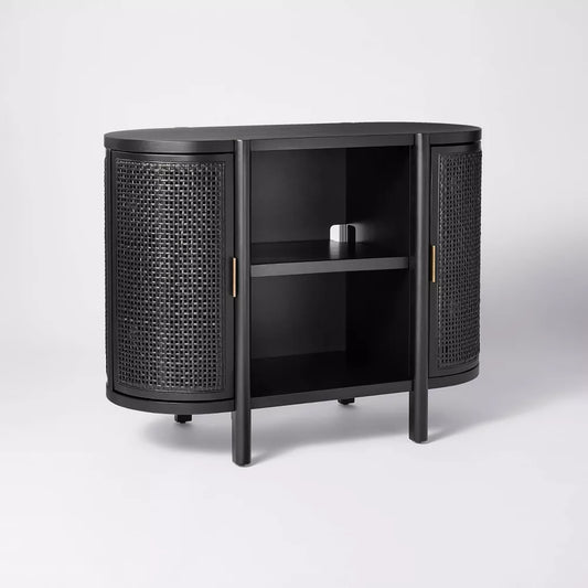 Portola Hills Console Black - Threshold designed with Studio McGee