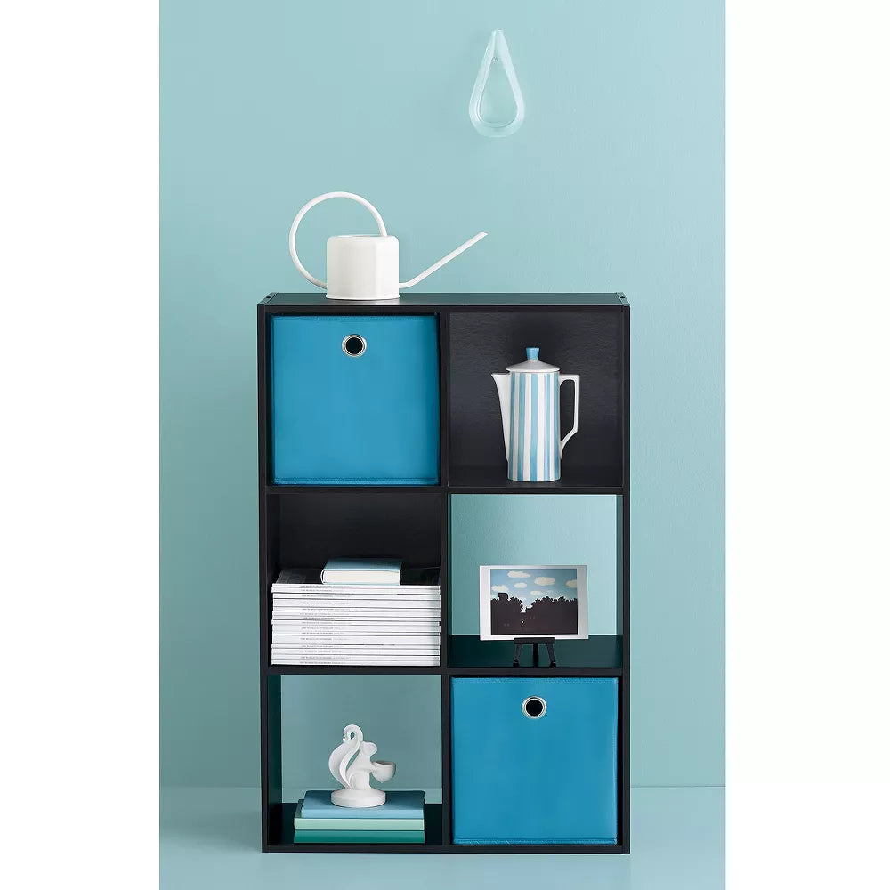11" 6 Cube Organizer Shelf Espresso- Room Essentials