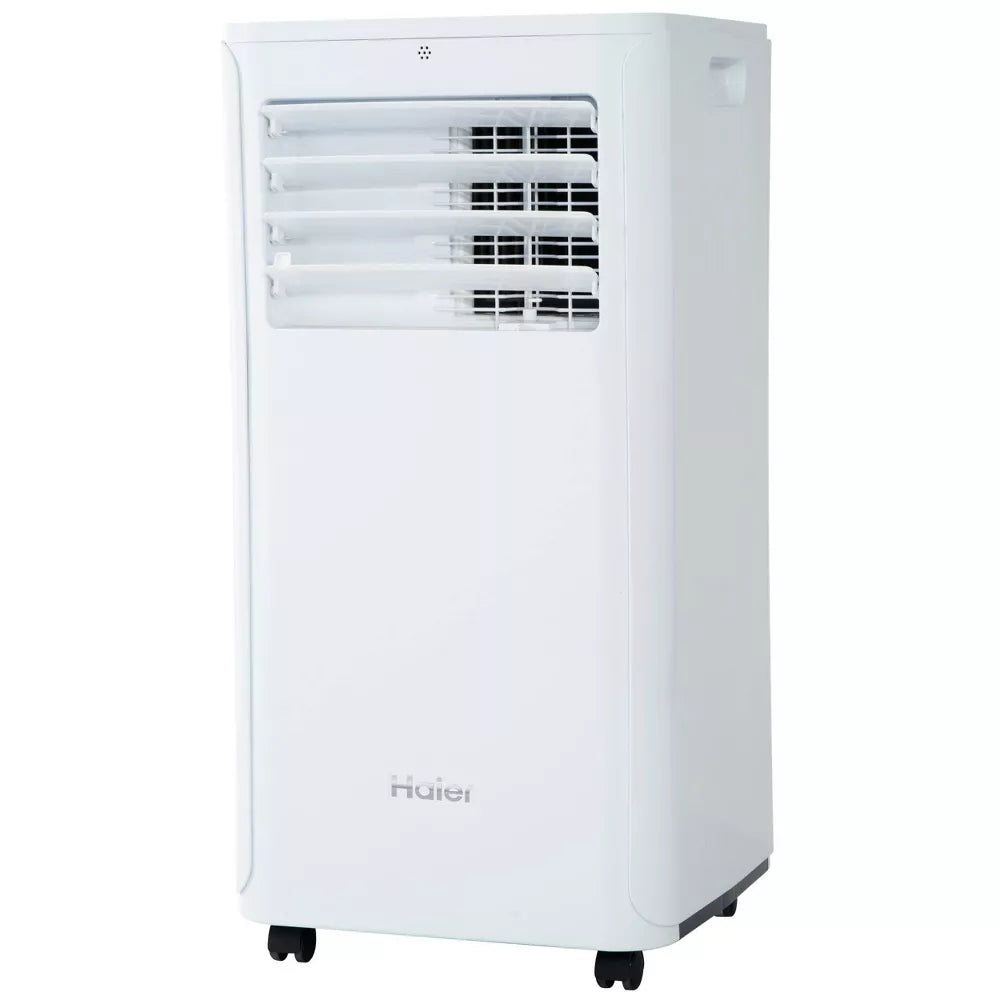 Haier 9000 BTU 3-in-1 Portable Air Conditioner for Small Rooms with Remote White