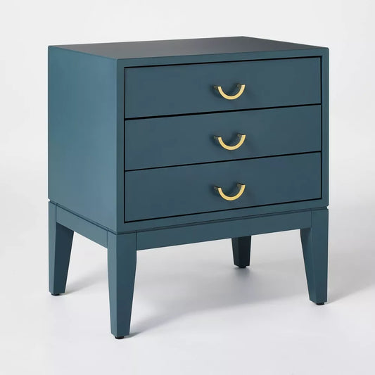 Quail Hill Drawer Nightstand Mount Blue -Threshold designed with Studio McGee