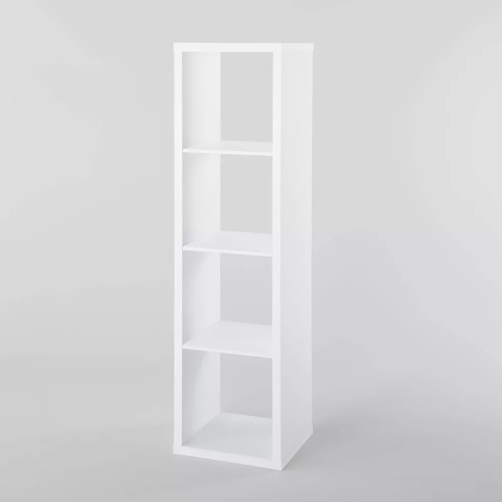 4 Cube Vertical Organizer White - Brightroom