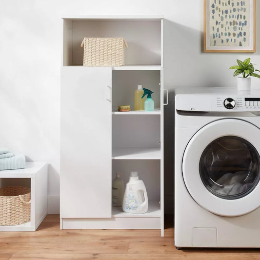 Large Storage Cabinet White - Brightroom