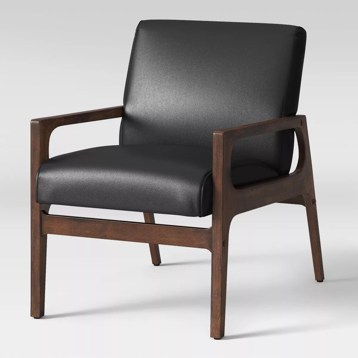 Peoria Wood Armchair - Threshold™-Black