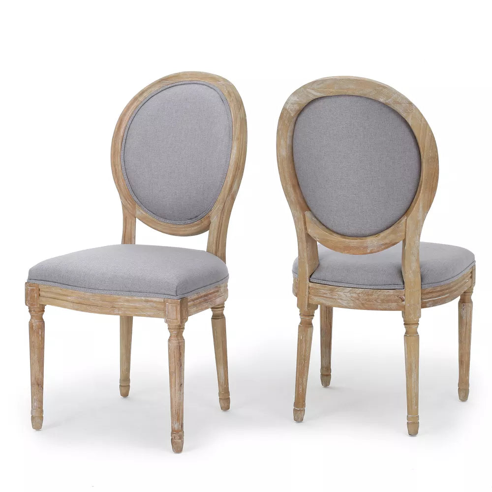 Set of 2 Phinnaeus Dining Chair - Christopher Knight Home- Gray