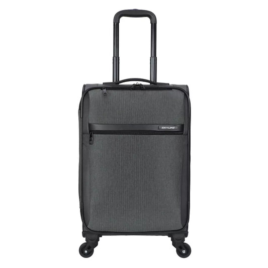 Skyline Softside Medium Checked Spinner Suitcase